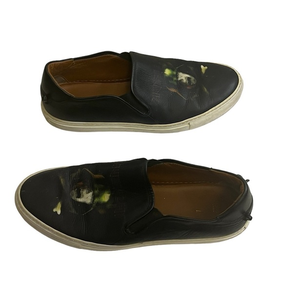 Givenchy Print Slip on Black Leather Sneakers Men\'s Size 42 main image 13